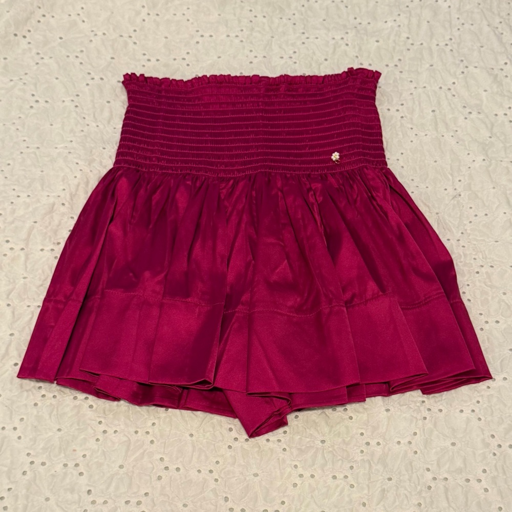 Natural Life Pink BRAND NWT Textured Skort Skirt Size XS